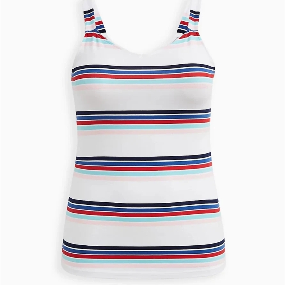 Torrid Striped Women's Foxy Tank Top